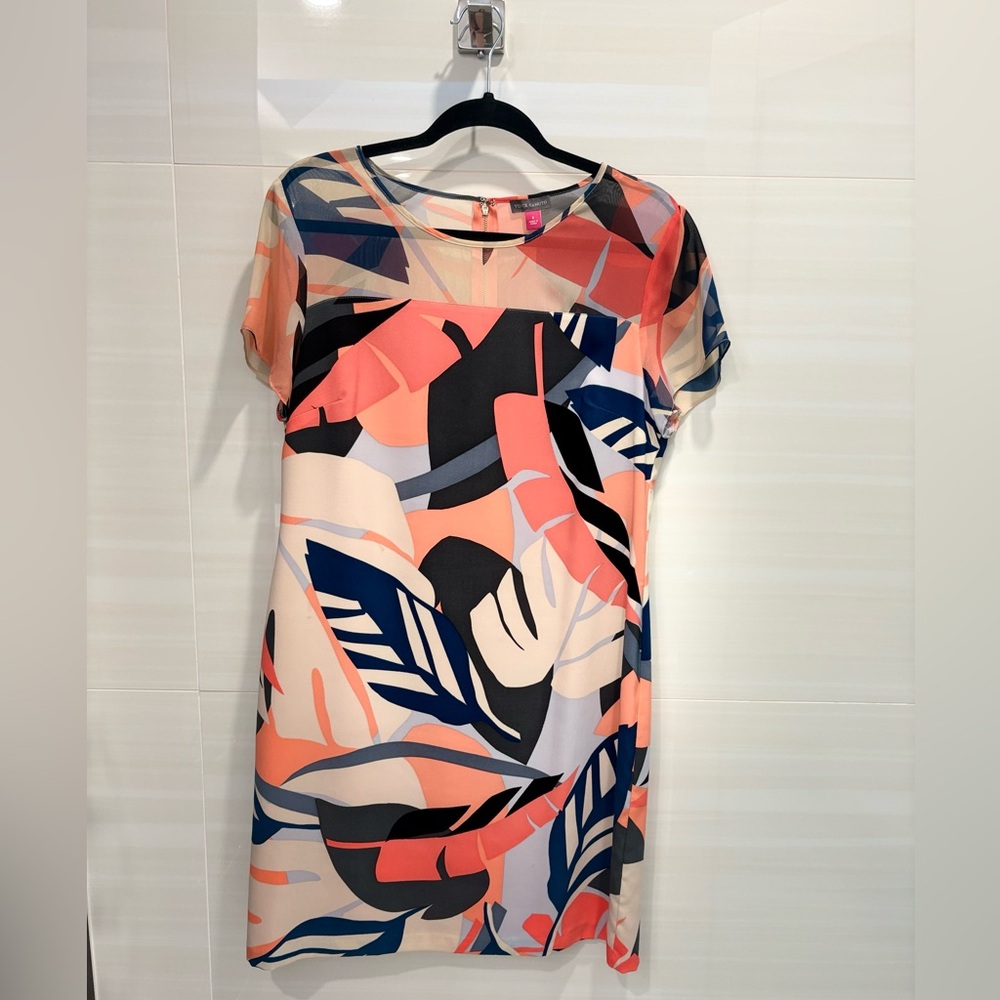 Vince Camuto Colorful Geometric Dress